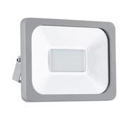 Уличный светодиодный светильник настенный FAEDO 1, 30W (LED), 205х155, IP65, алюминий, серебряный/стекло. Челябинск