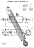 Гидроцилиндр ЦГ-80.50х400.22-01. Челябинск