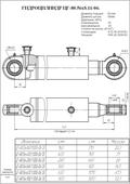 Гидроцилиндр ЦГ-80.56х400.11.000-06 СБ. Челябинск