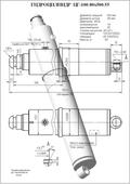 Гидроцилиндр ЦГ-100.80х500.55. Челябинск