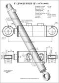 Гидроцилиндр ЦГ-110.70х900.11. Челябинск